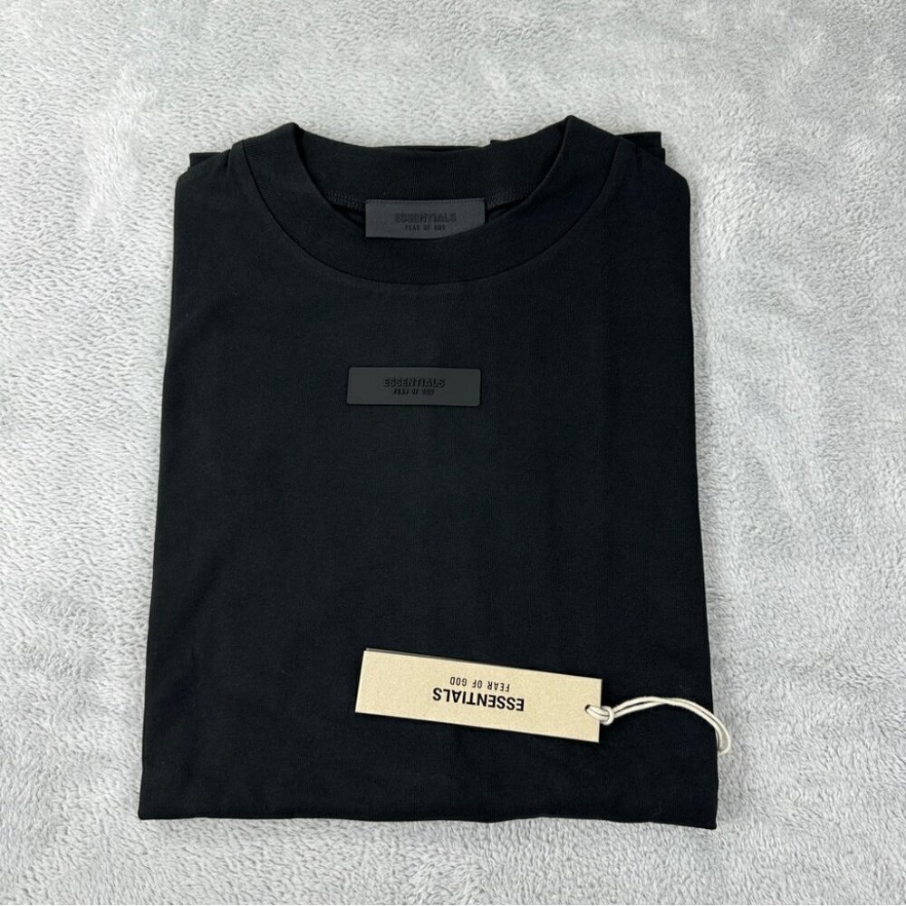Essentials Fog Fear of God Men's Size XS NWT Oversized Black 100% Cotton T-Shirt